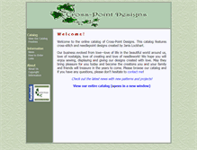 Tablet Screenshot of cross-pointdesigns.com